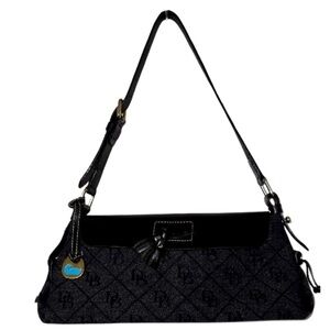 Authentic Vintage Dooney & Bourke Black Monogram Purse